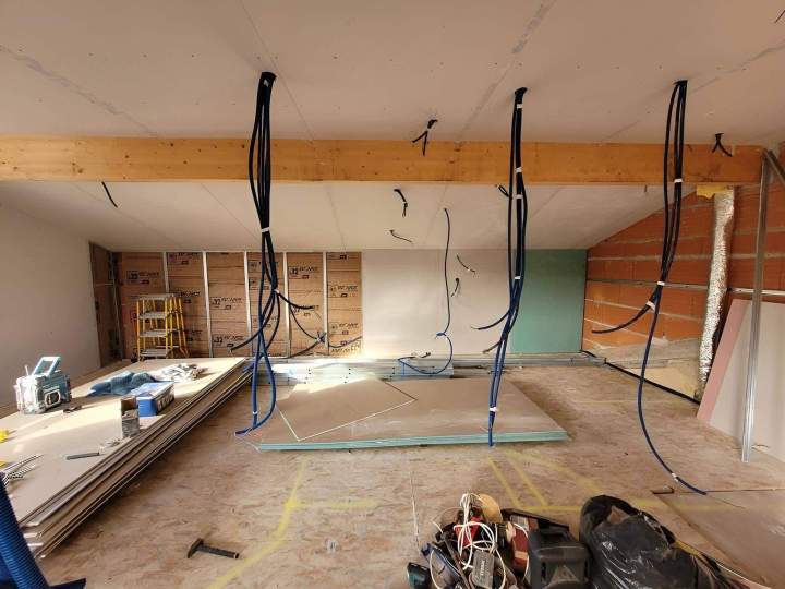 Installation de plaques de plâtre en Ariège